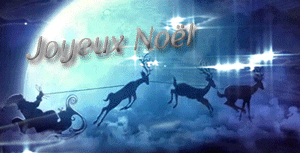 Gif joyeux Noël père Noël